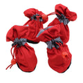 Small Puppy Cat Rain Snow Booties Outdoor Paw Protector Warm Dog Cat Shoes Accessory 4Pcs Waterproof Anti Slip Cat Dog Pet Shoes